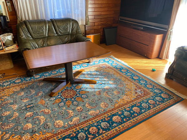 最高級ペルシャ絨毯・イスファハン産シルクリビングサイズ・ペルシャ絨毯オンライン通販ショップオリエンタルムーン